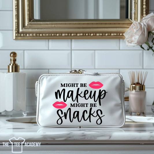 Makeup or Snacks-Matte Clear Film Screen Print Transfer