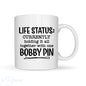 UV DTF Cup Decal- Life Status: Bobby Pin