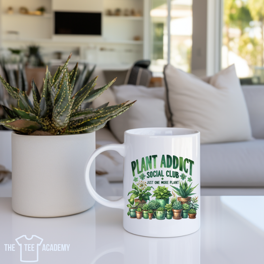 Plant Addict Social Club-UV DTF Cup Decal