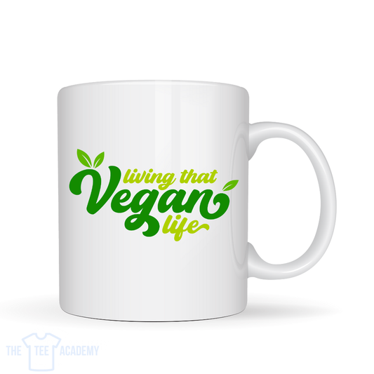 Living That Vegan Life-UV DTF Cup Decal