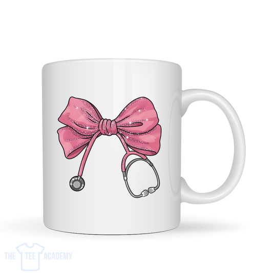 Nurse Stethscope Ribbon-UV DTF Cup Decal