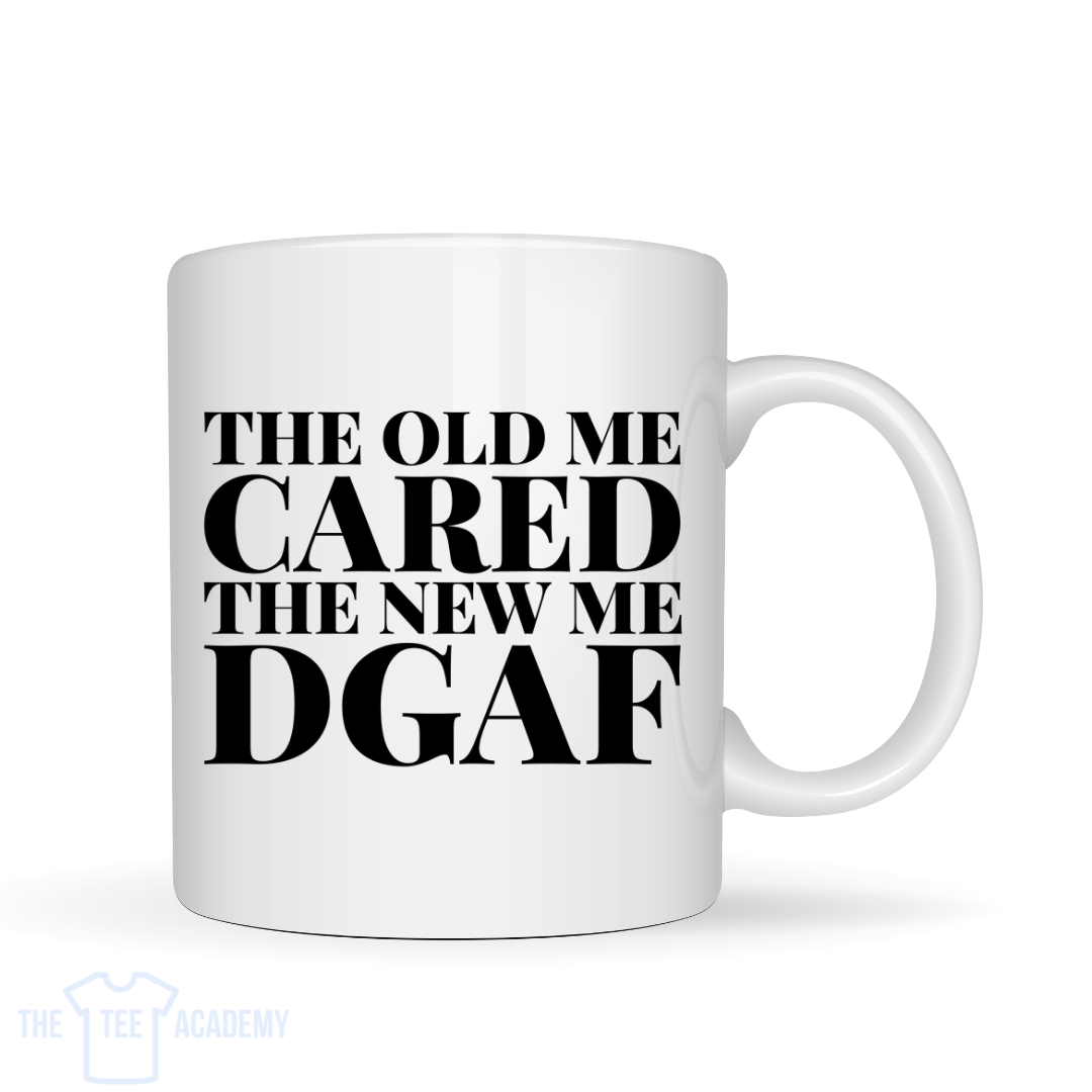 The Old Me Cared-UV DTF Cup Decal