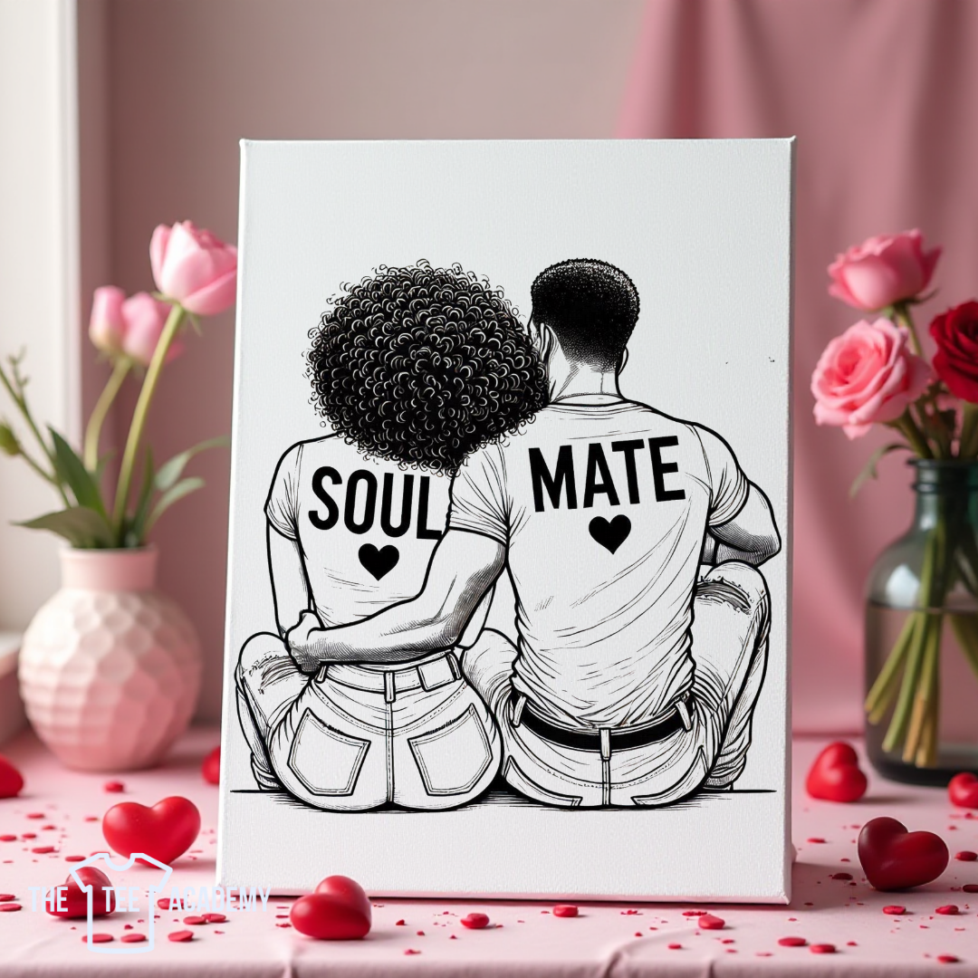 (Sketch Art) Soul Mate-Screen Print Transfer