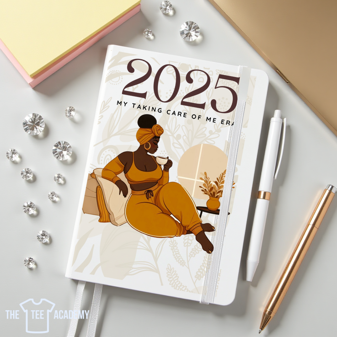 UV DTF Planner Cover Decal - 2025 Taking Care Of Me Era