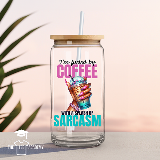 Coffee&Sarcasm- UV DTF Cup Decal