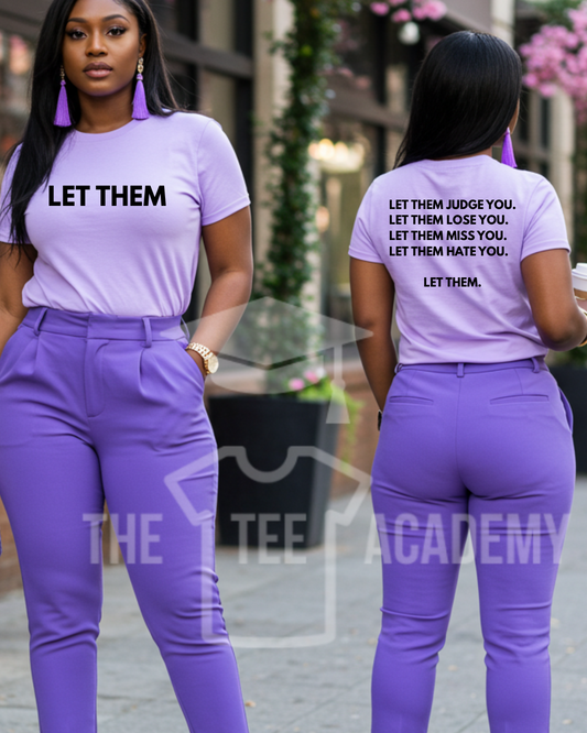 (Set) Let Them- Screen Print Transfer