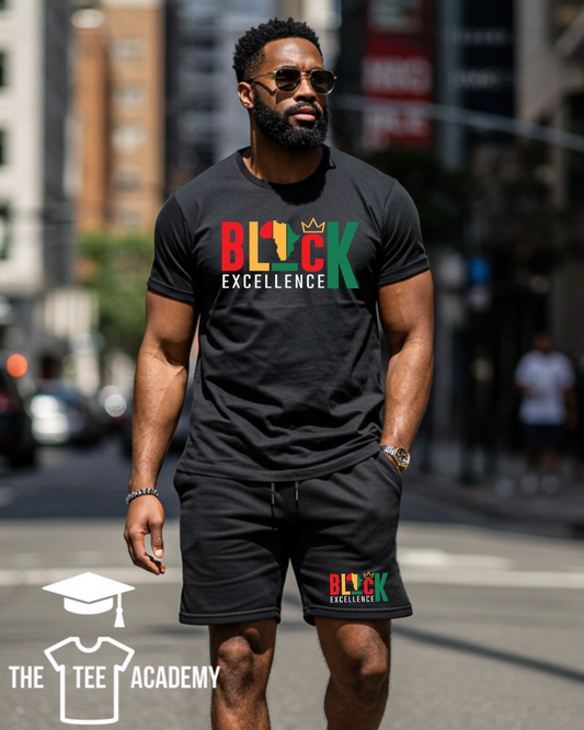 (Set) Black Excellence- Matte Clear Film Screen Print Transfer