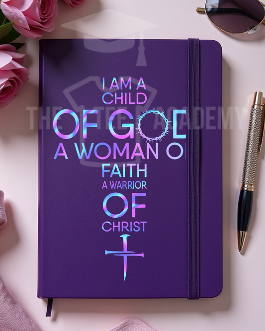 UV DTF Planner Cover Decal- Warrior Of Christ