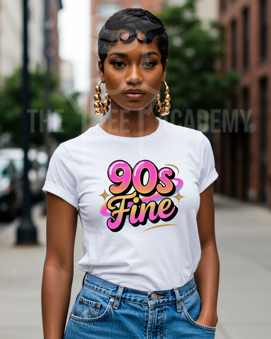 90's Fine- Matte Clear Film Screen Print Transfer