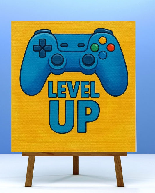 (Sketch Art) Level Up-Screen Print Transfer