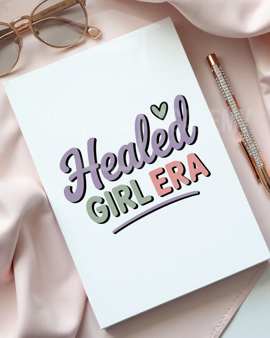 UV DTF Planner Cover Decal- Healed Girl Era