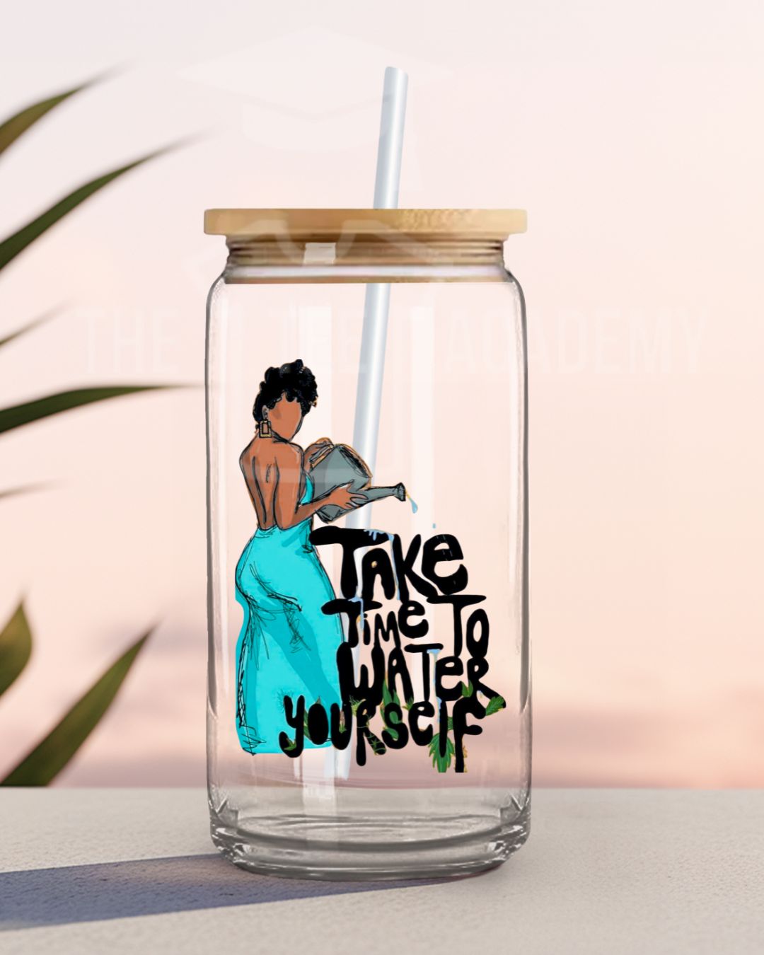UV DTF Cup Decal - (Turquoise) Water Yourself