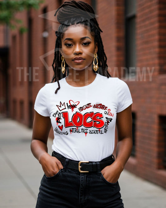 (Graffiti) Locs-Matte Clear Film Screen Print Transfer