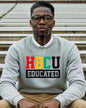 HBCU Educated-Matte Clear Film Screen Print Transfer