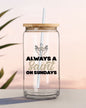UV DTF Cup Decal - Always A Saint On Sundays