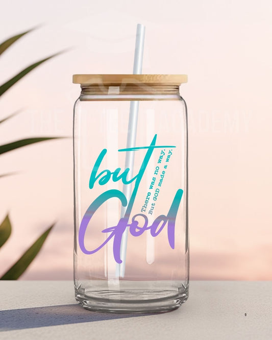 UV DTF Cup Decal - (New) But God