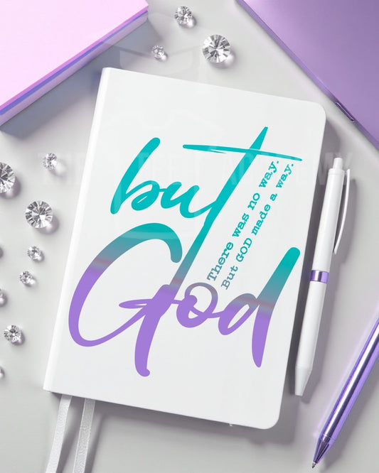 UV DTF Planner Cover Decal- (New) But God