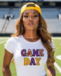 (Purple & Yellow) Game Day- Matte Clear Film Screen Print Transfer