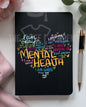 UV DTF Planner Cover Decal- Mental Health Heart