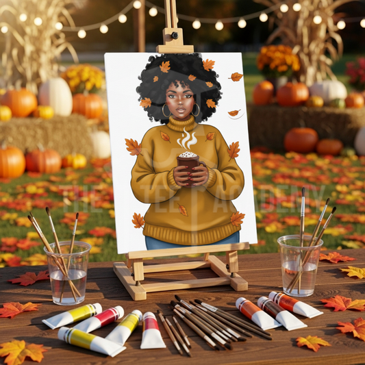 (SUBLIMATION) Sketch Transfer- Autumn Leaves Beauty