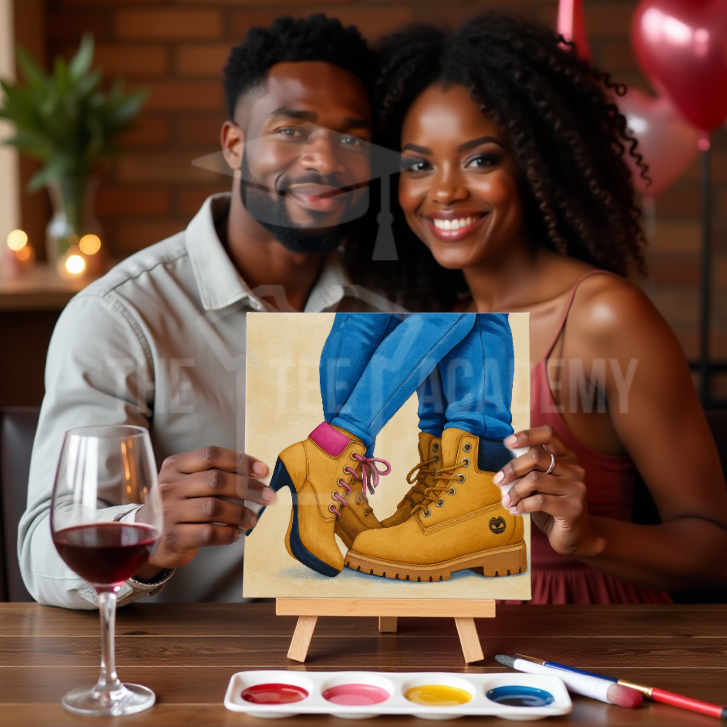 (SUBLIMATION) Sketch Transfer- Streetwear Couple (Boots)