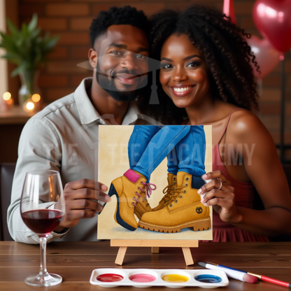 (SUBLIMATION) Sketch Transfer- Streetwear Couple (Boots)
