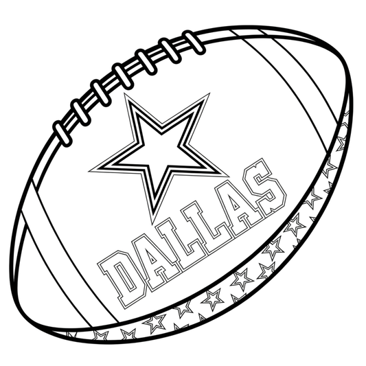 (SUBLIMATION) Sketch Transfer- Cowboys Football