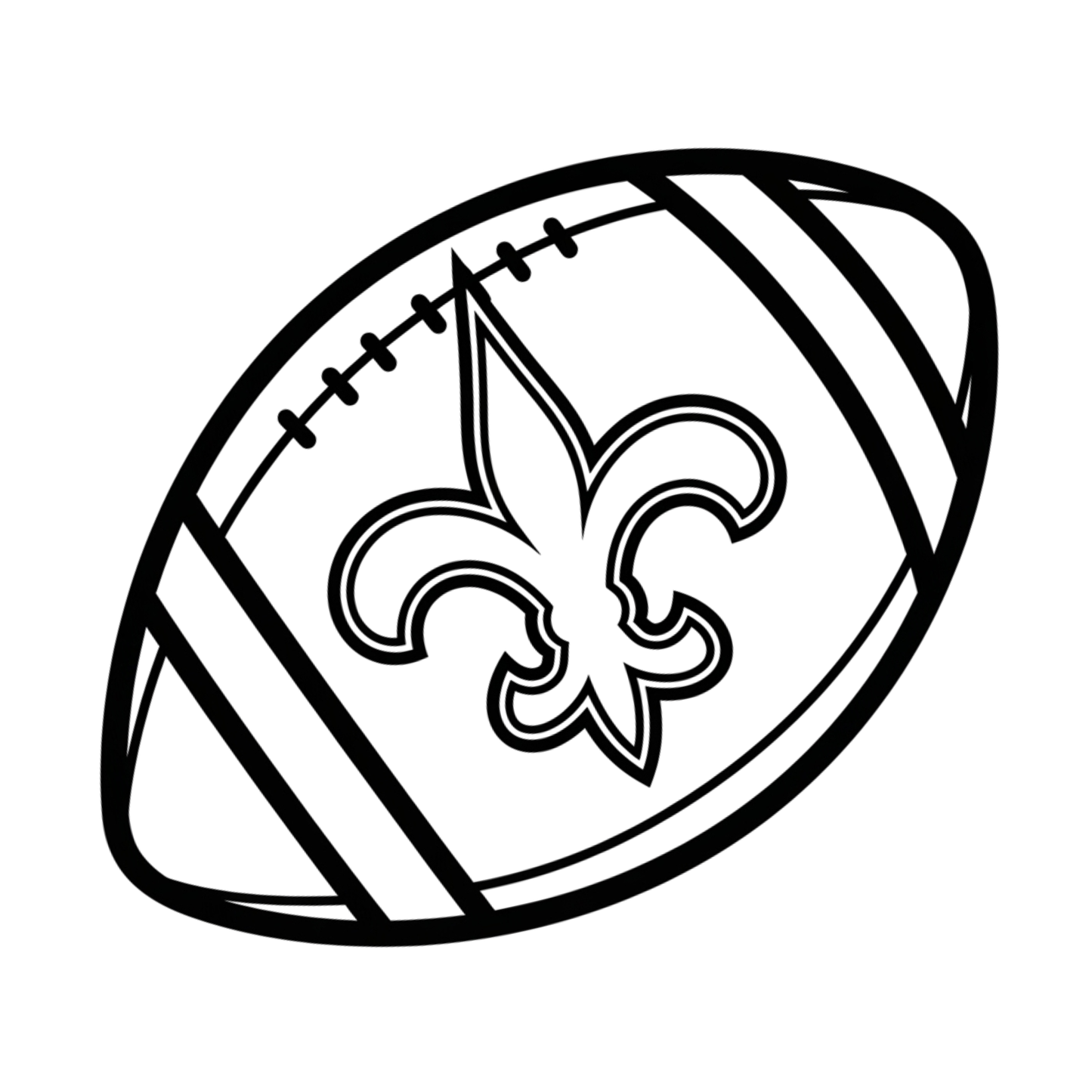 (SUBLIMATION) Sketch Transfer- Saints Football