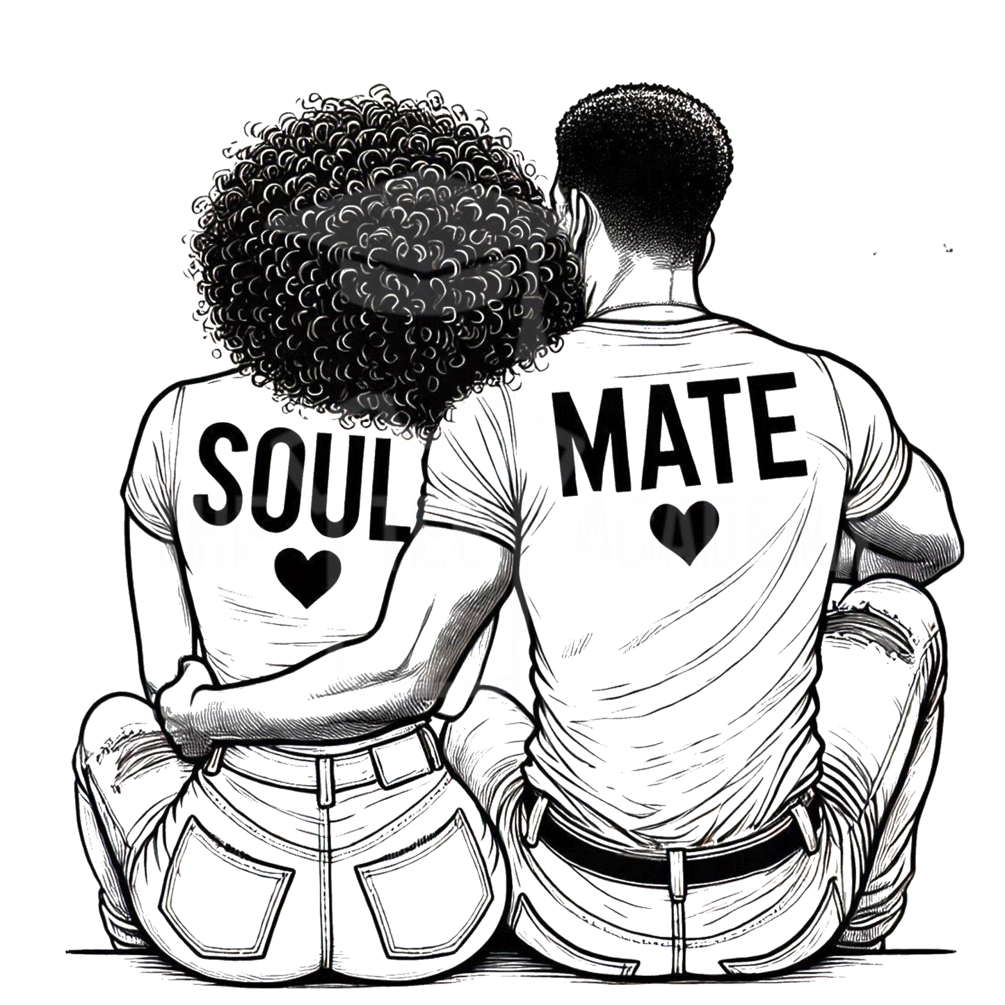 (SUBLIMATION) Sketch Transfer- Soul Mate