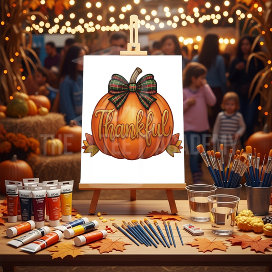 (SUBLIMATION) Sketch Transfer- Thankful Pumpkin