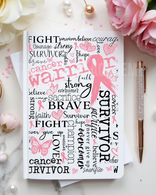 UV DTF Planner Cover Decal- Warrior Survivor