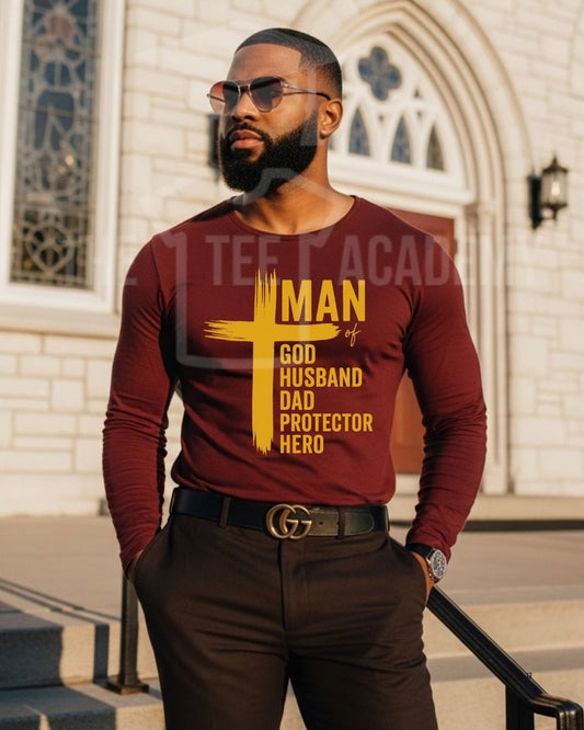 (New) Man Of God-Screen Print Transfer