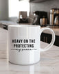 UV DTF Cup Decal - Heavy On Protecting My Peace (text)