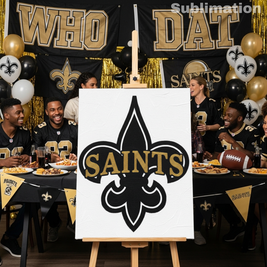 (SUBLIMATION) Sketch Transfer- Fleur-De-Lis