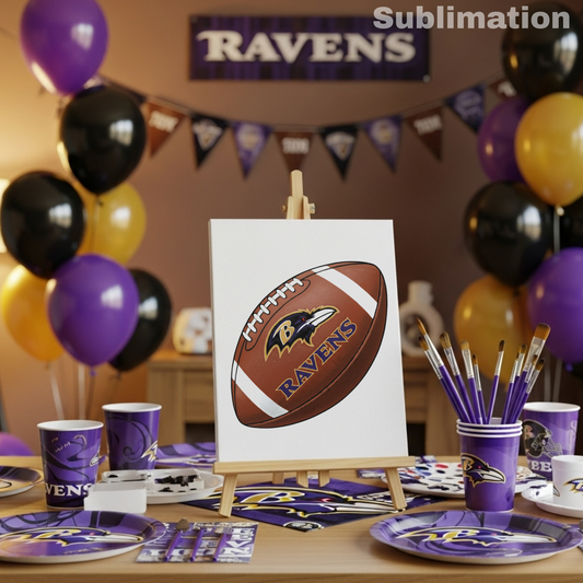 (SUBLIMATION) Sketch Transfer- Ravens Football