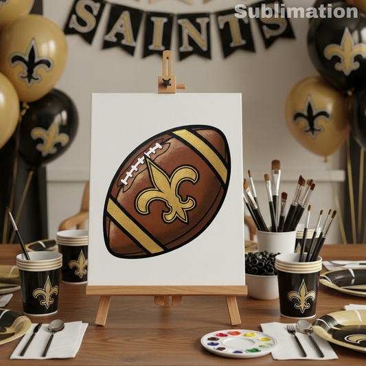 (SUBLIMATION) Sketch Transfer- Saints Football