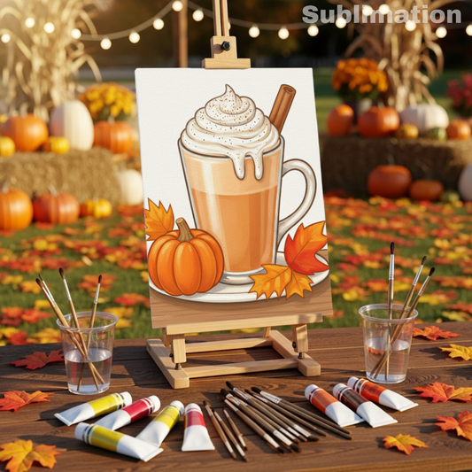(SUBLIMATION) Sketch Transfer- Fall Latte