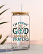 UV DTF Cup Decal - Proof That God Answers Prayers