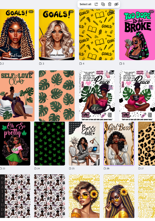 Adult Digital Designs -Journal Jumpstart Bundle
