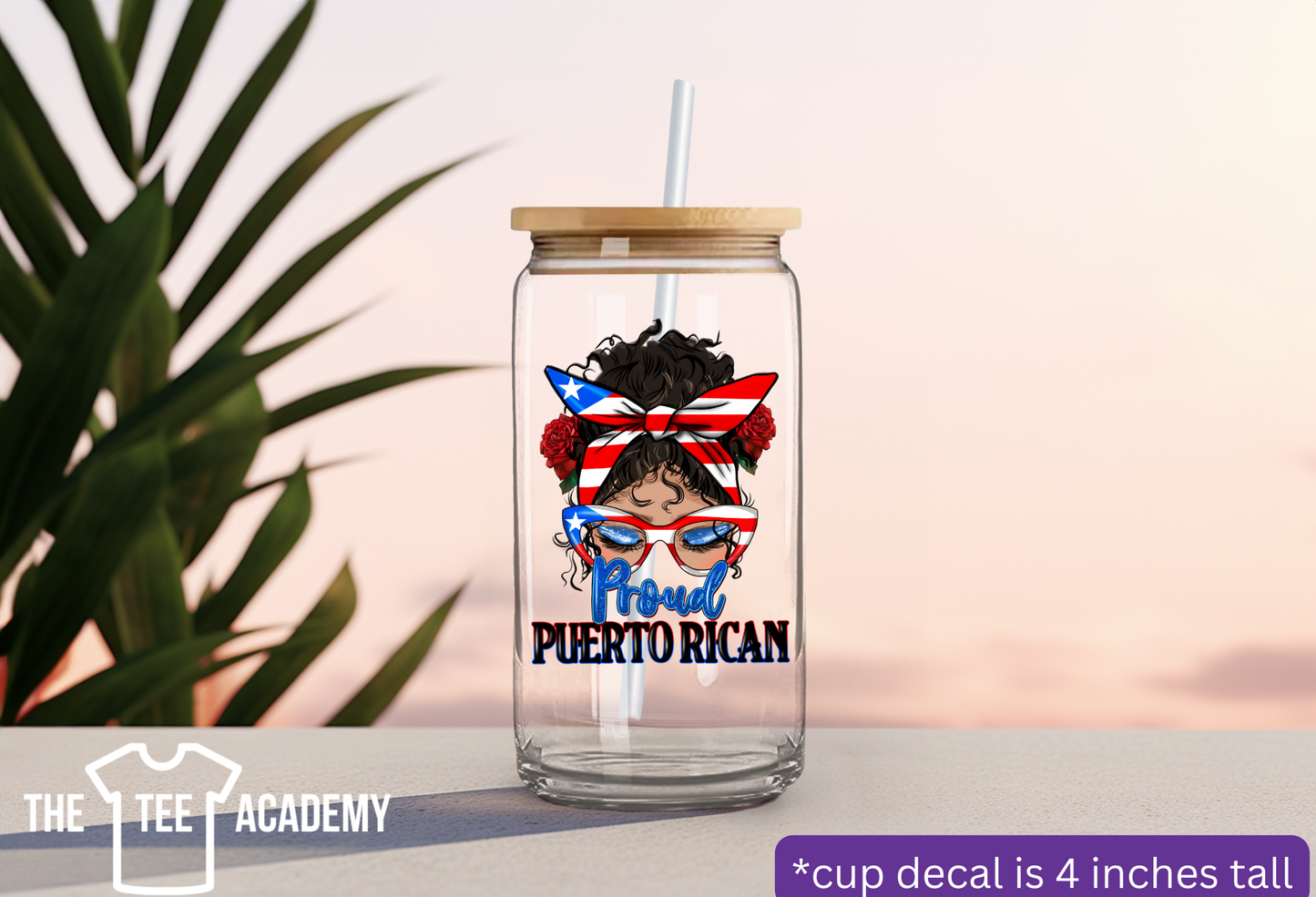 Puerto Rican- UV DTF Cup Decal