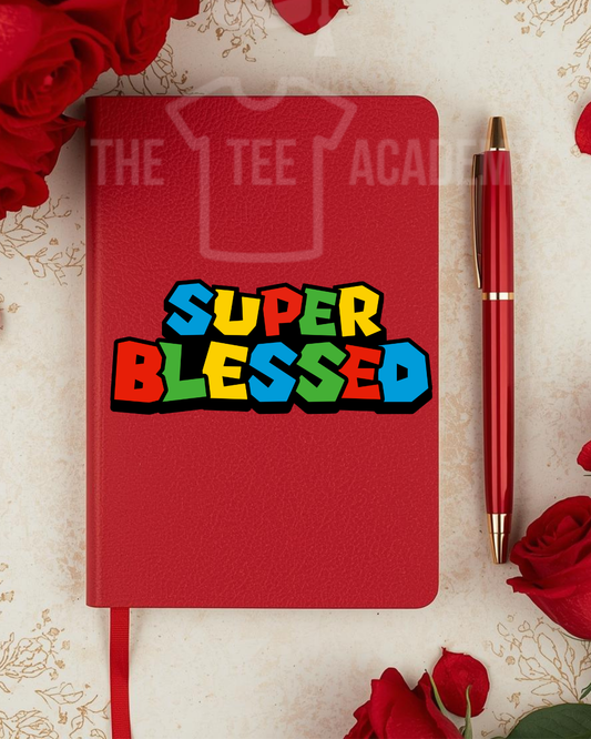 UV DTF Planner Cover Decal- Super Blessed -NEW