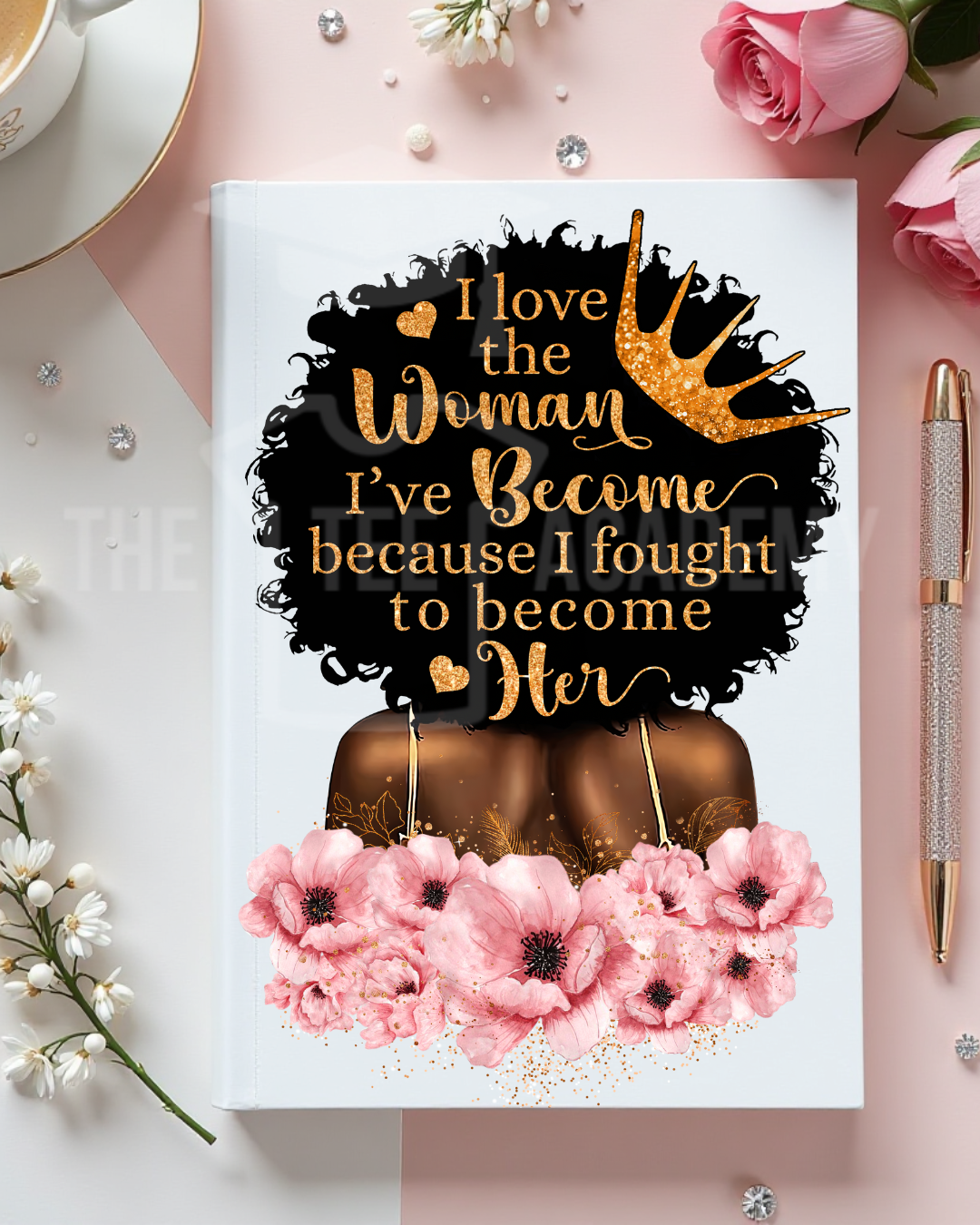 UV DTF Planner Cover Decal- The Woman I've Become -NEW