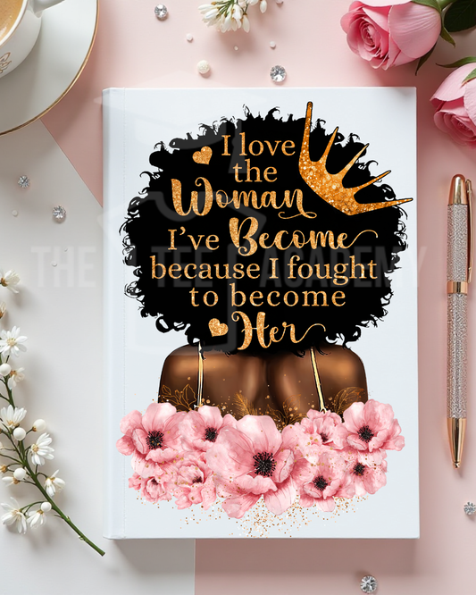 UV DTF Planner Cover Decal- The Woman I've Become -NEW