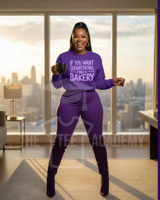 If You Want Sugarcoating- Screen Print Transfer -NEW