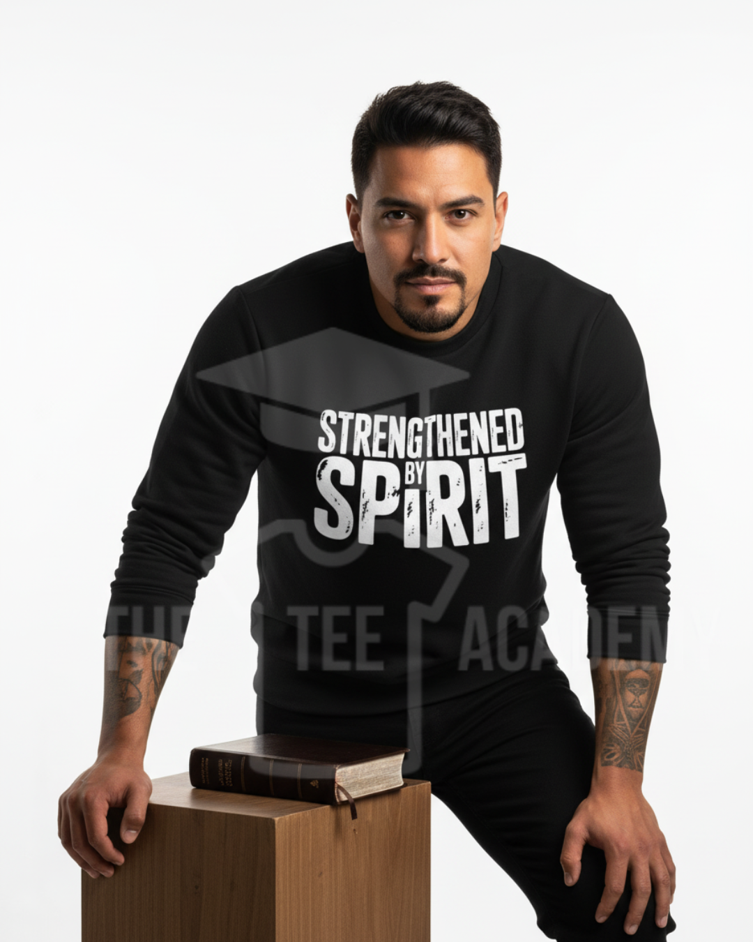 Strengthened By Spirit- Screen Print Transfer -NEW