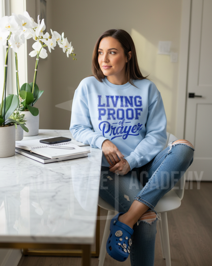 Living Proof Of Prayer- Screen Print Transfer -NEW