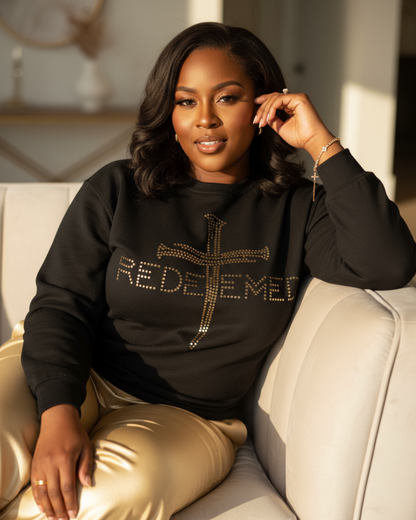 Redeemed- Rhinestone Transfer