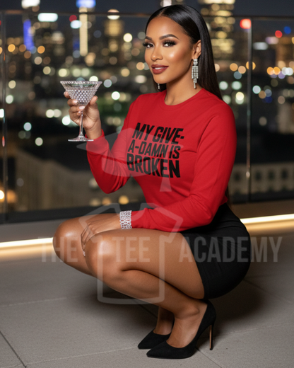 My Give-A-Damn - Screen Print Transfer -NEW