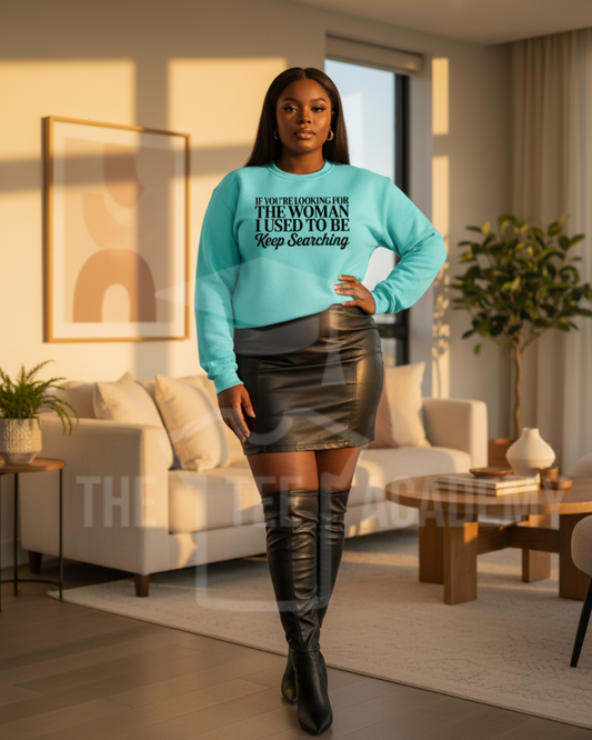 Keep Searching- Screen Print Transfer -NEW