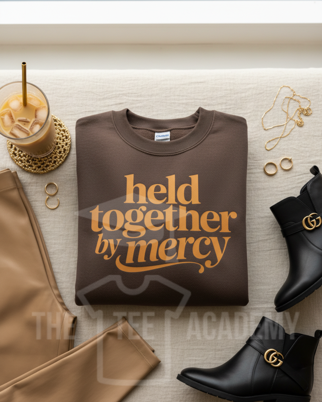 Held Together By Mercy- Screen Print Transfer -NEW